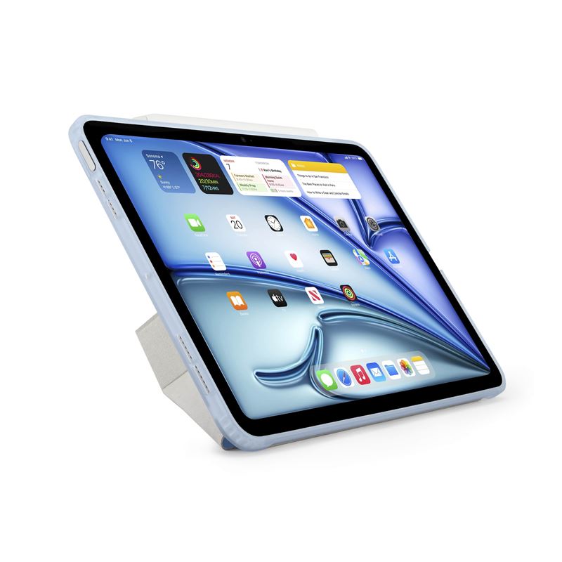 Husa Pipetto Origami No1 compatibila cu iPad Air 4 2020 / 5 2022 / 6 2024 Light Blue