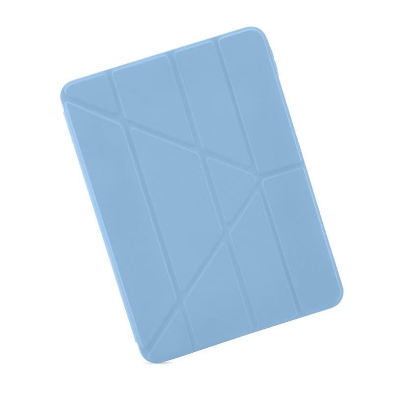 Husa Pipetto Origami No1 compatibila cu iPad Air 4 2020 / 5 2022 / 6 2024 Light Blue