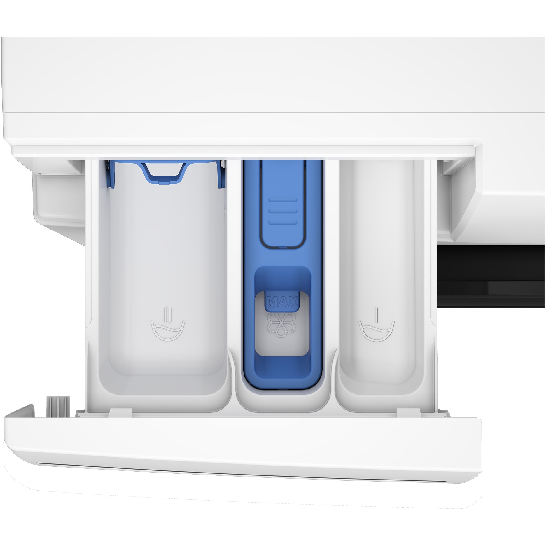 RESIGILAT: Masina de spalat rufe Slim Beko BM5WFSU67415W,7 kg, 1400 RPM, Clasa A, HomeWhiz prin WiFi, SteamCure, AddXtra, Motor ProSmart Inverter, AddXtra, Alb, usa Piano Black