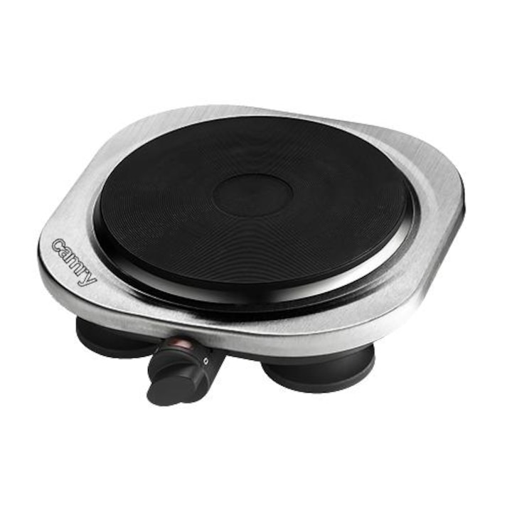 Aragaz electric portabil Camry CR 6510 negru inox 24x24cm 1500W