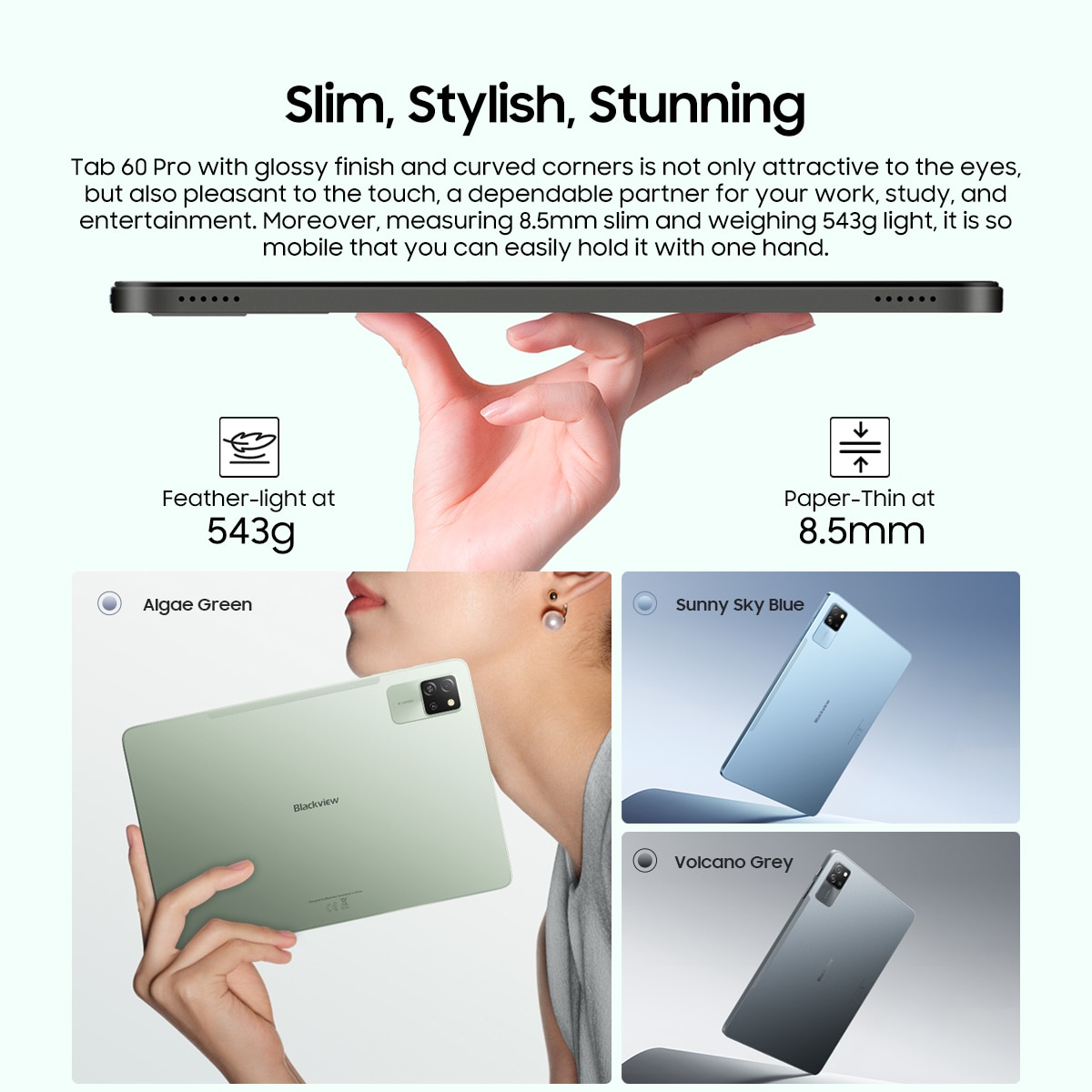 Pachet promo: Tableta Blackview Tab 60 Pro, 10.1 inch, Android 15, 2.4G+5G, WiFi 6, 24GB Ram(8GB + 16GB extensibili), 128GB ROM, Expandabil 1TB, 5100mAhSuport pentru pozitionarea GPS, Albastru + Tastatura Bluetooth, Blackview, ABS, Wireless, telefon, tableta, PC, Portabila, Windows, Mac, Android, iOS, Baterie Reincarcabila, Negru