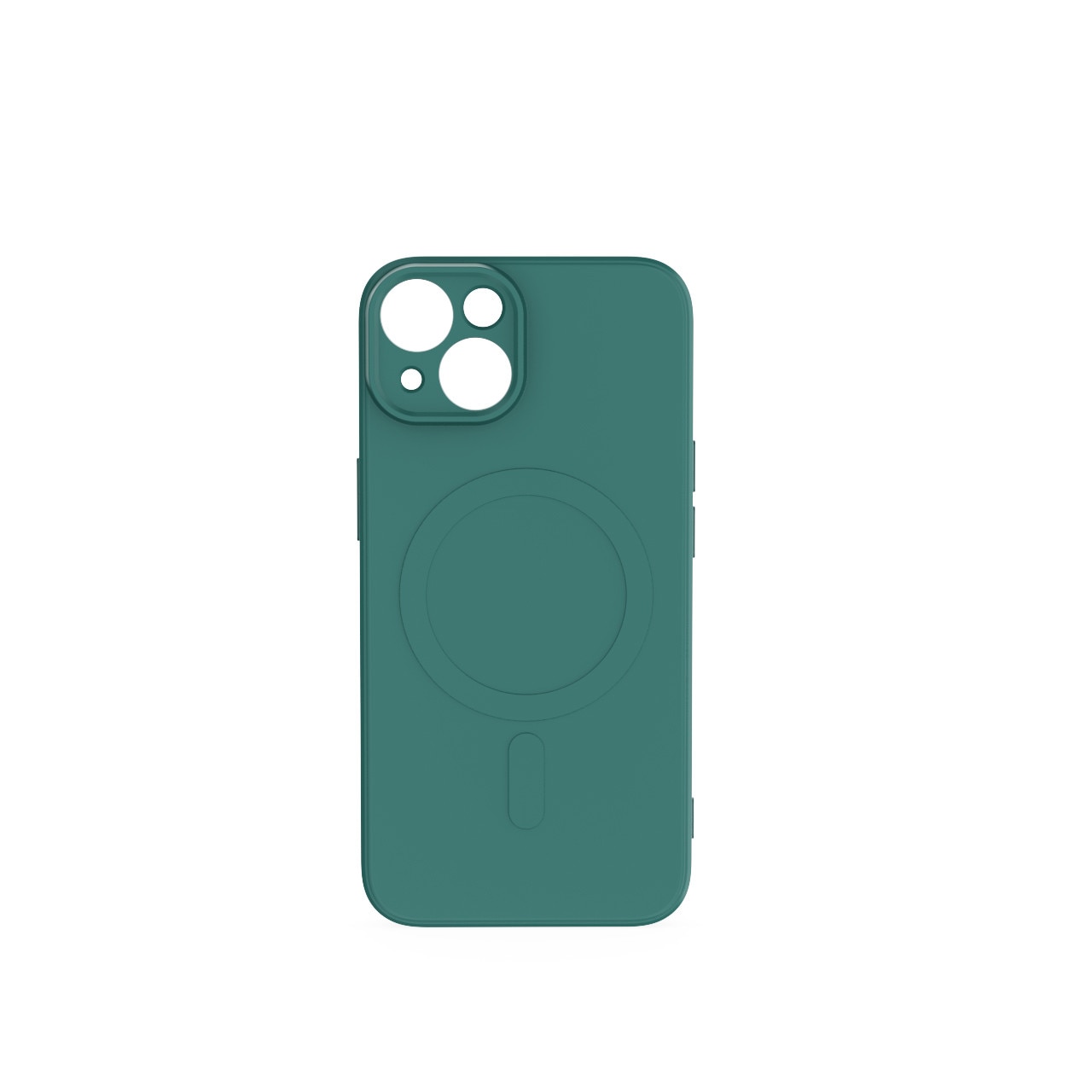 Husa telefon, Simple Color Mag, pentru iPhone 13 Pro 6,1", verde inchis, protectie cu magneti