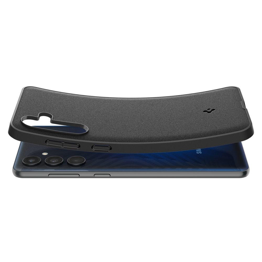 Carcasa Spigen Essential SandBlast compatibila cu Samsung Galaxy M55 5G Matte Black