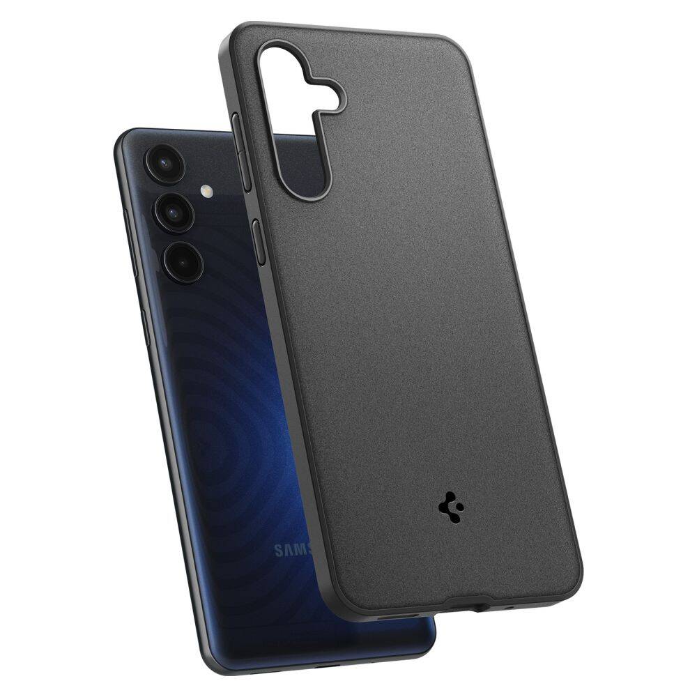 Carcasa Spigen Essential SandBlast compatibila cu Samsung Galaxy M55 5G Matte Black