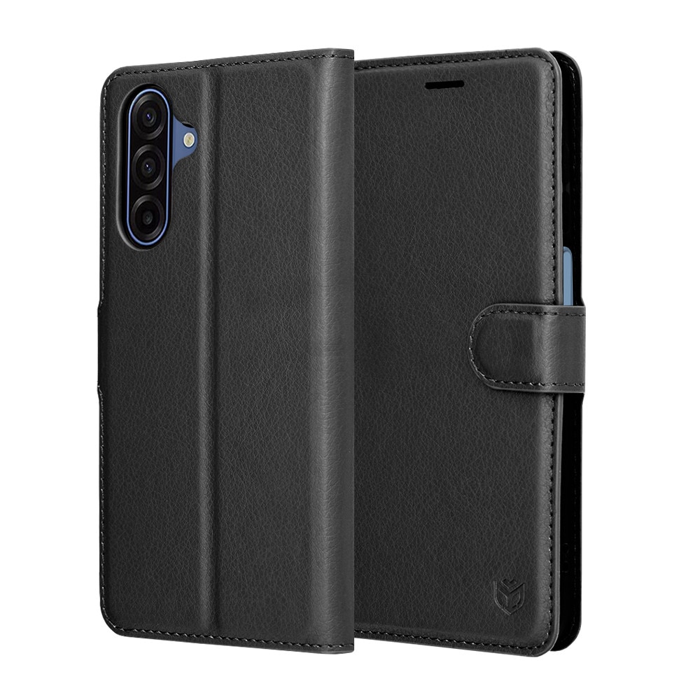 Husa Flip Inchidere Clapeta MagneticLock pentru Samsung Galaxy A17 5G / A17 4G / M17 / F17, Buzunare Card, Functie Stand, Protectie Completa, Inchidere cu Magnet, Piele ecologica, Negru