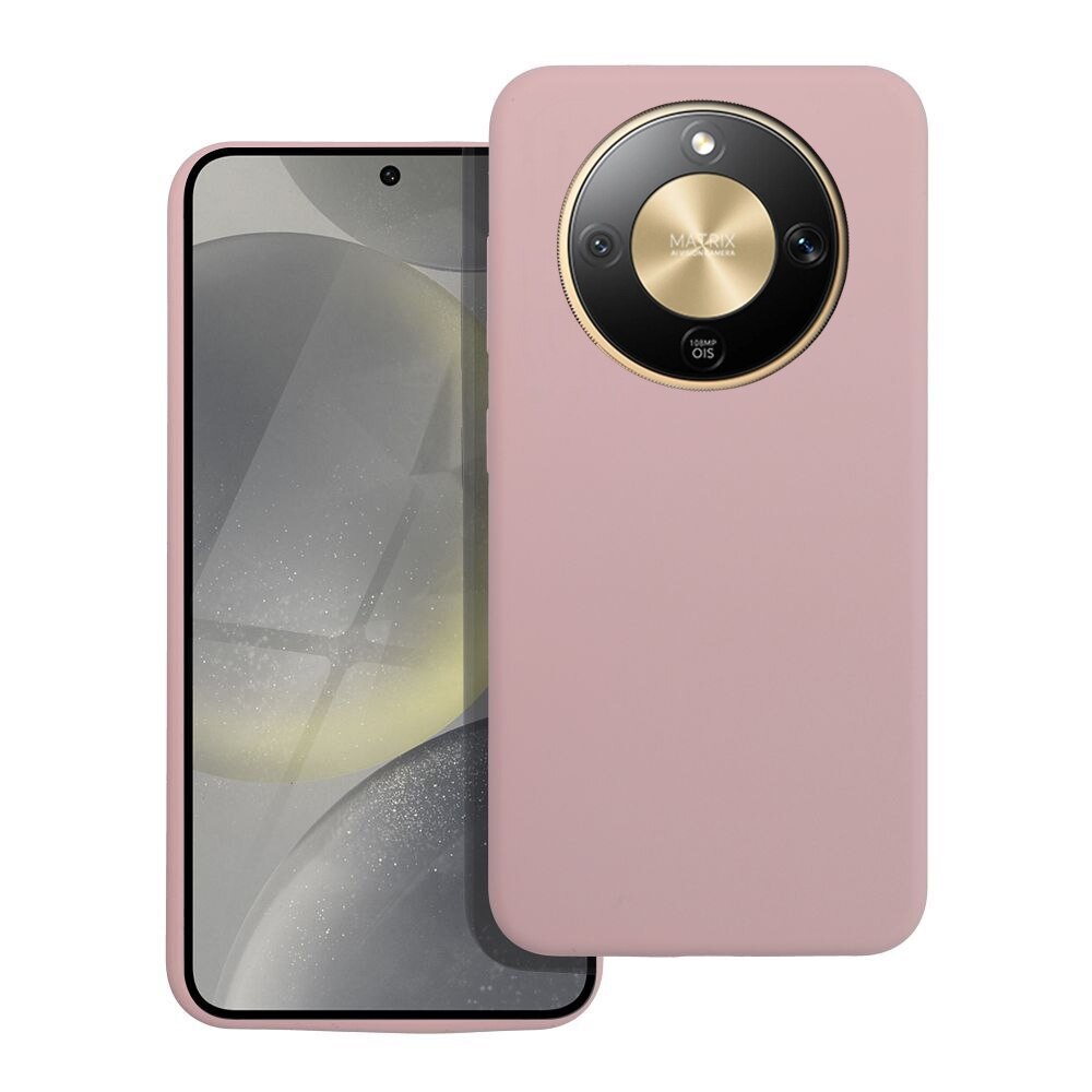 Husă de telefon, Tokgalaxis, Compatibilă cu Honor Magic8 Lite, din silicon roz pudră