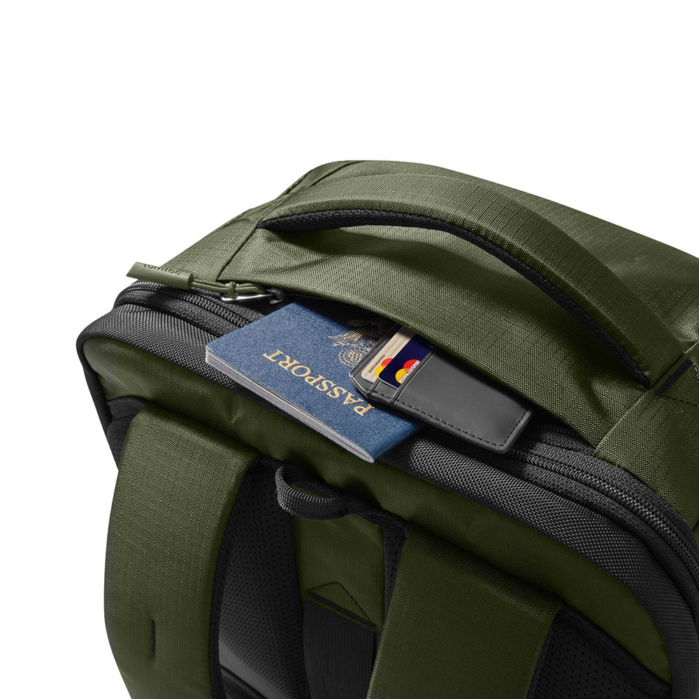 Rucsac laptop Tomtoc Navigator-T66 Liteway Travel, 40 L, Pana la 17.3" si iPad 13" Verde
