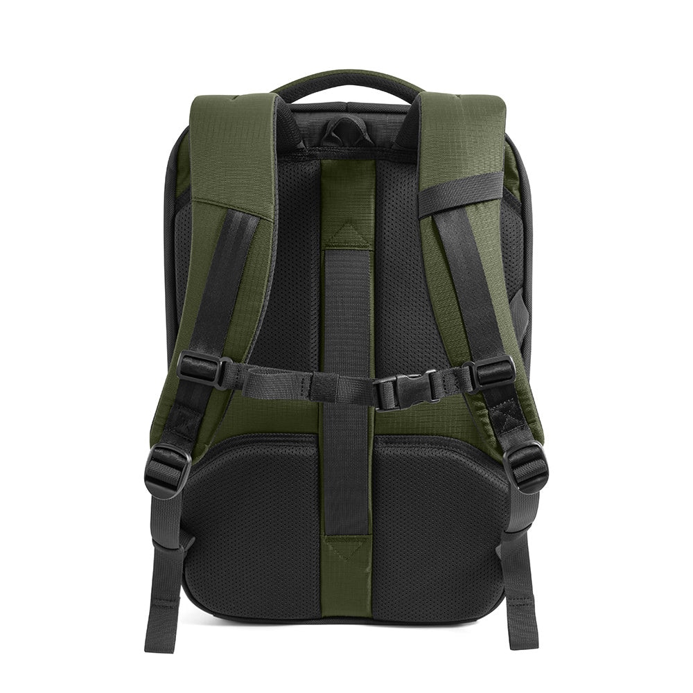 Rucsac laptop Tomtoc Navigator-T66 Liteway Travel, 40 L, Pana la 17.3" si iPad 13" Verde