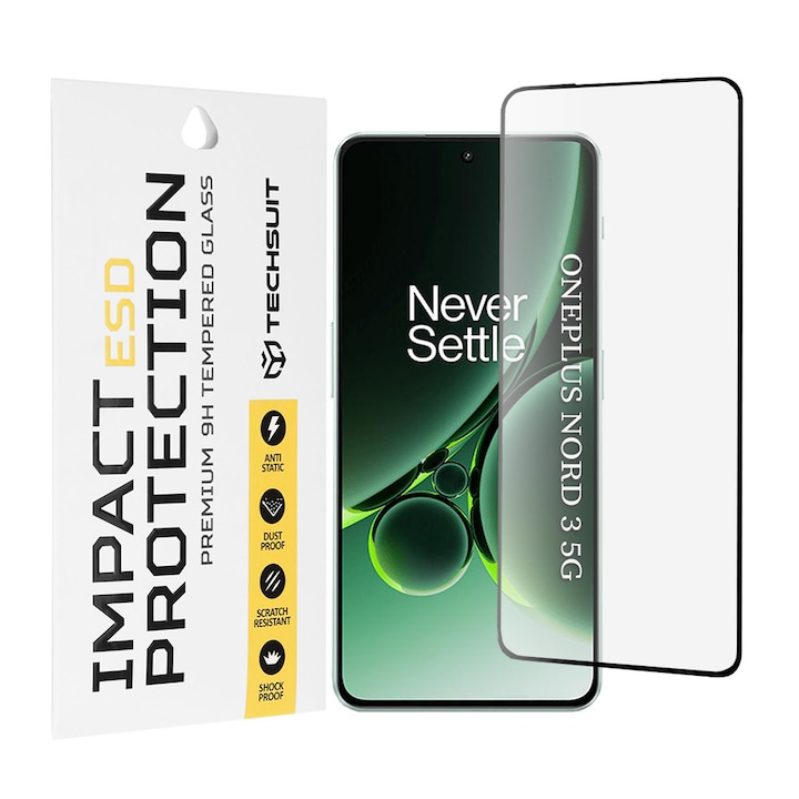 Folie telefon ESD Glass OnePlus Nord 3 Negru