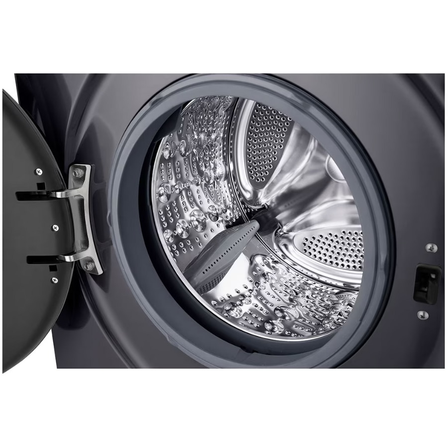 Masina de spalat rufe LG F4X1009NMB, clasa A, Incarcare frontala, Capacitate de spalare 9 kg, Adancime 55 cm, 1400 RPM, Negru