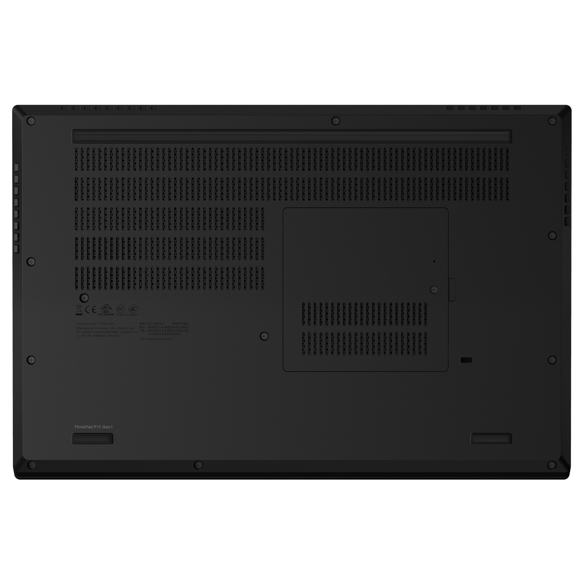 Laptop Lenovo ThinkPad P15 Gen 1 (Intel), 15.6" FHD IPS, Intel Core I7-10750H, 32GB DDR4, 512 GB SSD m2 PCIe, 2TB SSD m2 PCIe, NVIDIA Quadro T1000 4GB GDDR6, Windows 10 Pro, Black