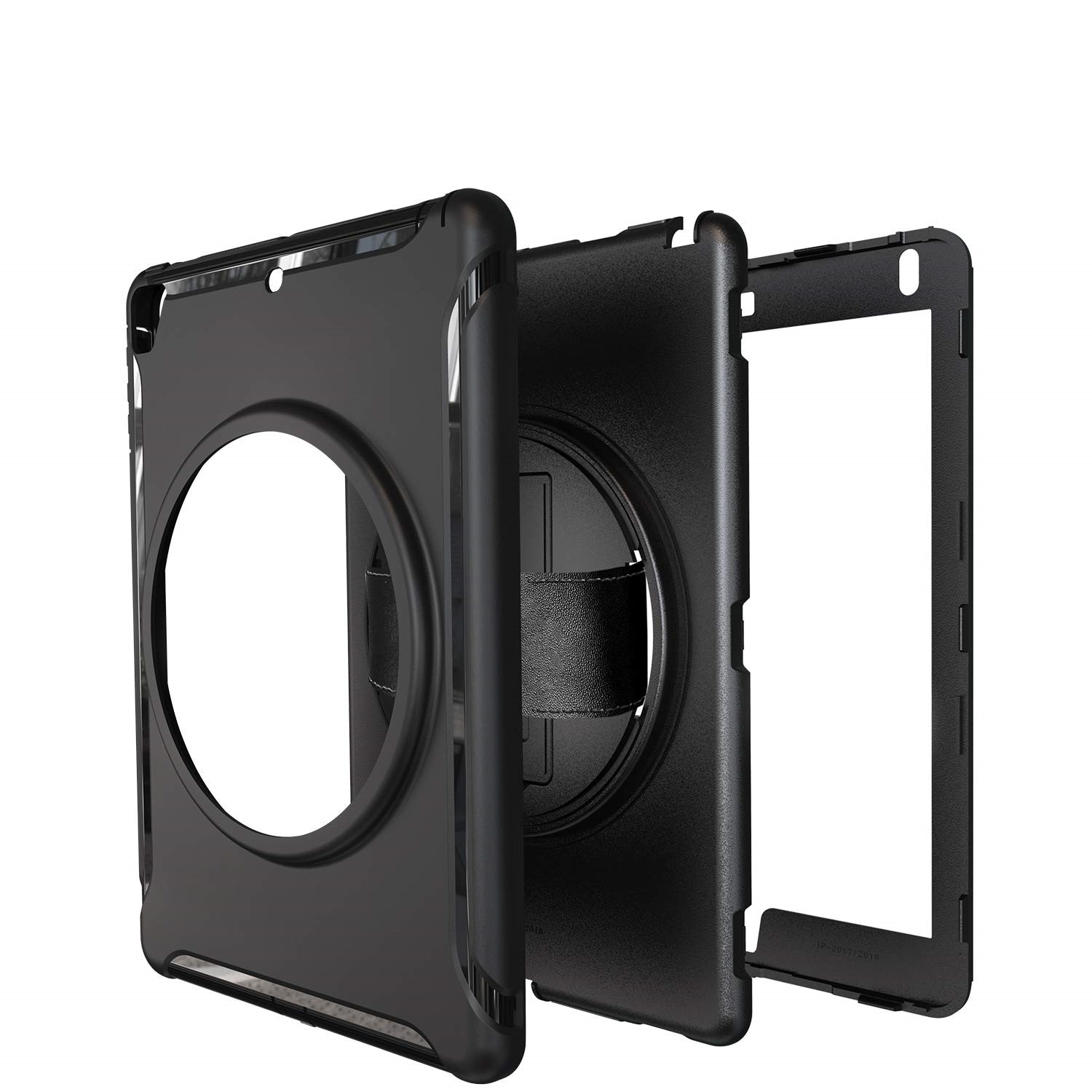 Husa tableta pentru iPad Air 2/Air/Pro 9.7", 3 straturi, neagra