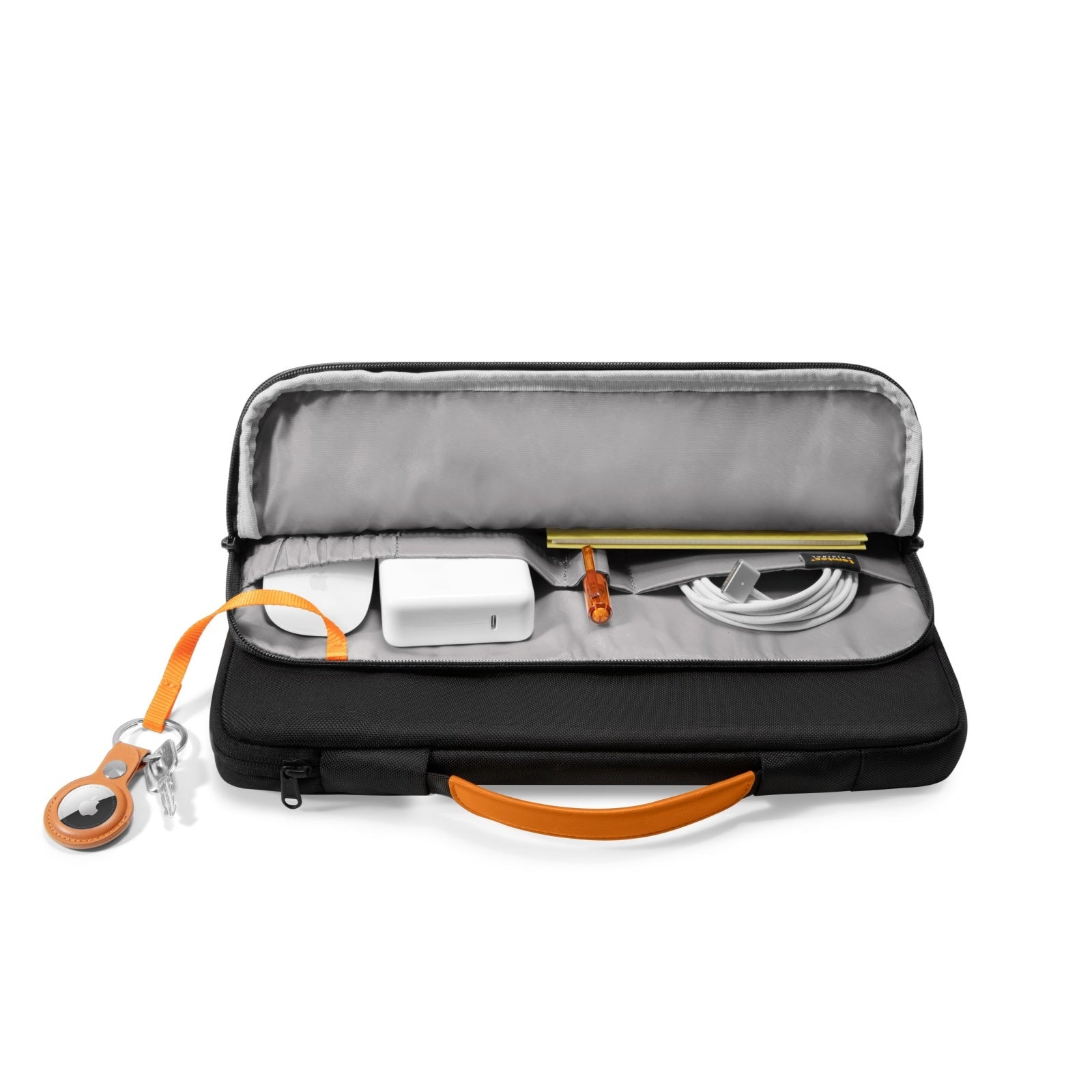 Geanta TomToc Defender A14 pentru MacBook Pro 14 (M1-M5), iPad Pro, Surface Laptop, ThinkPad X1, CornerArmor, protectie militara 360, interior plusat, fermoare YKK, material eco rezistent la apa, design slim