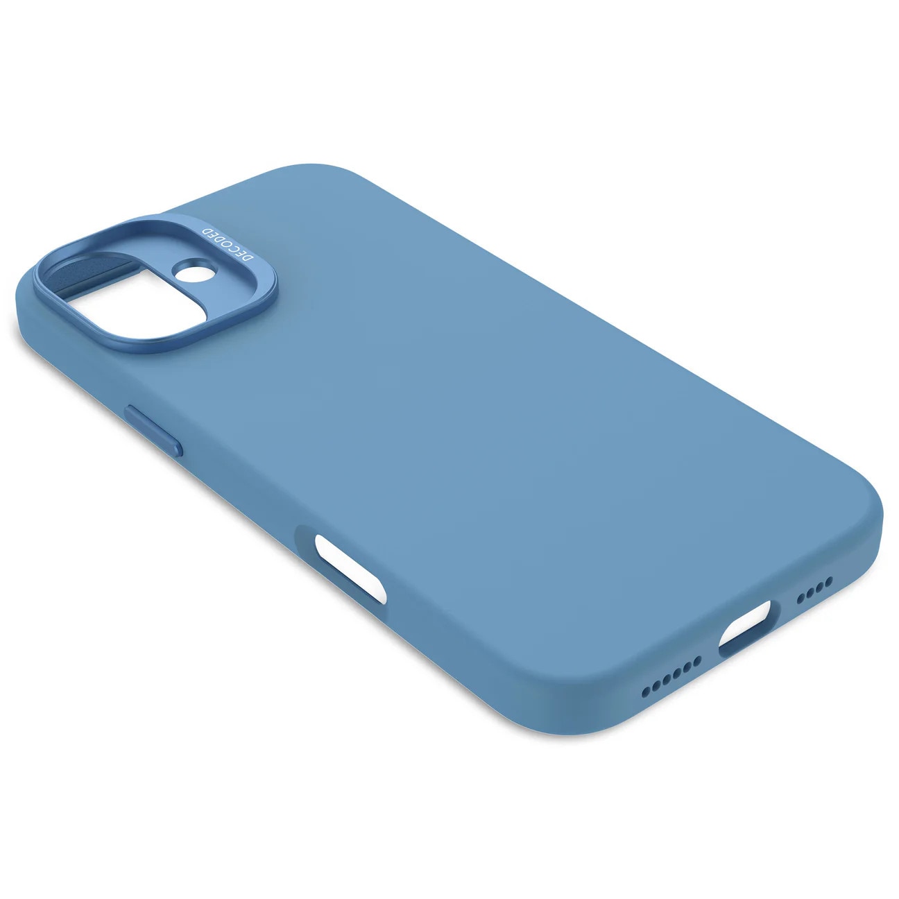 Husa din silicon Decoded compatibila MagSafe pentru iPhone 16 Plus | Air Blue