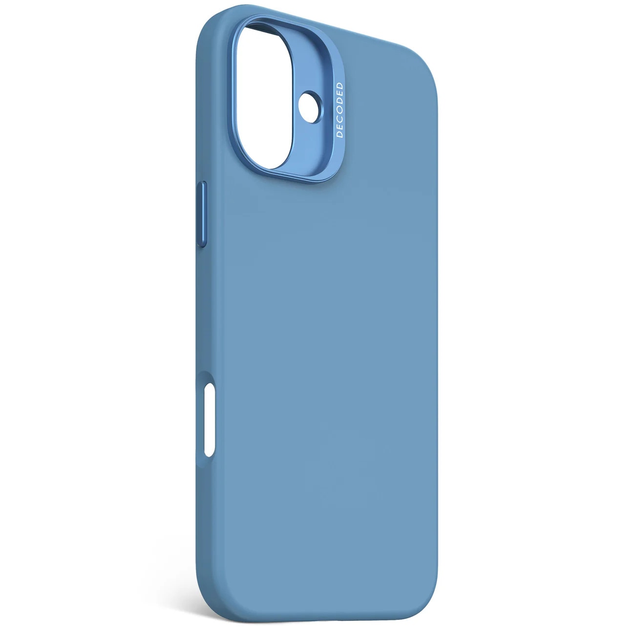 Husa din silicon Decoded compatibila MagSafe pentru iPhone 16 Plus | Air Blue