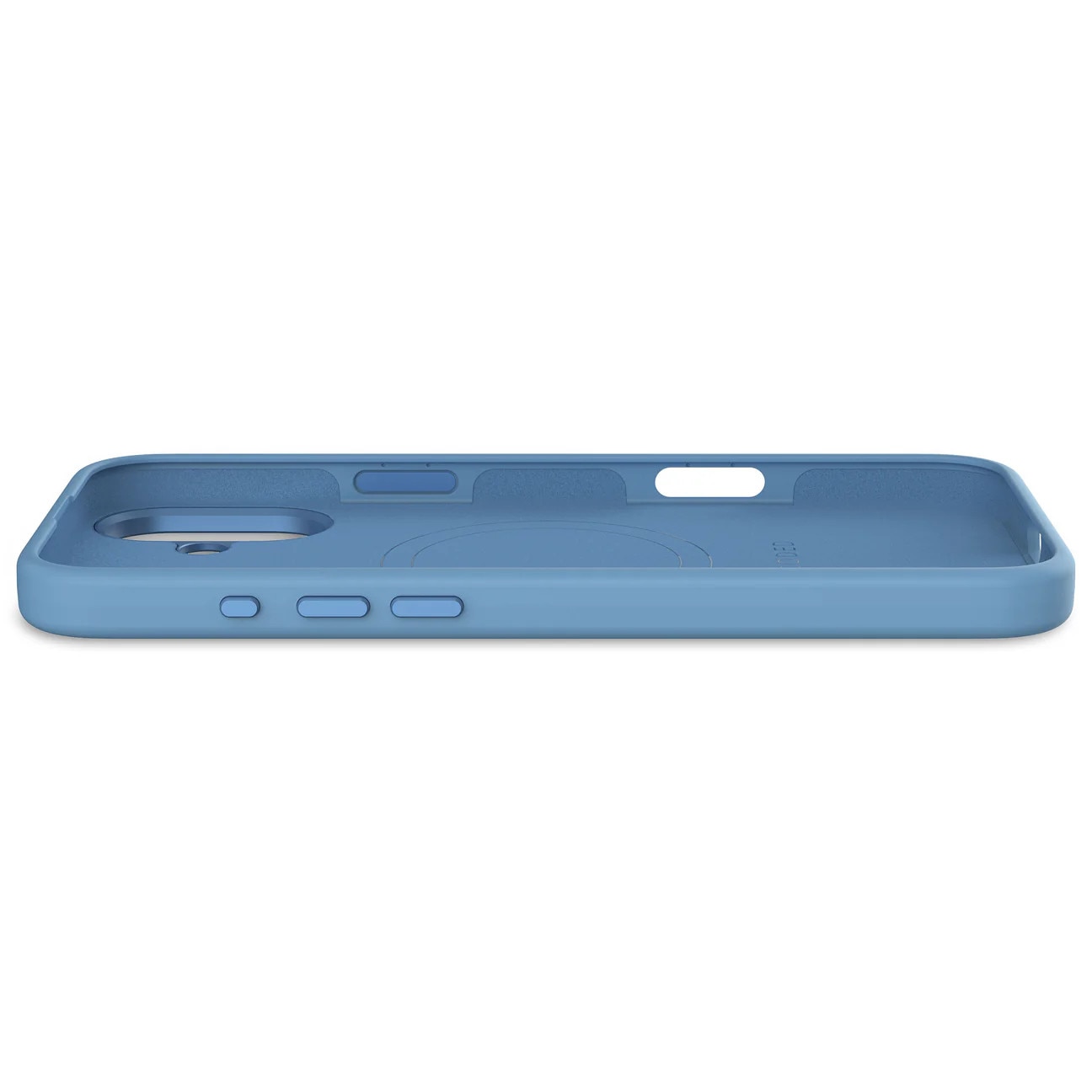 Husa din silicon Decoded compatibila MagSafe pentru iPhone 16 Plus | Air Blue