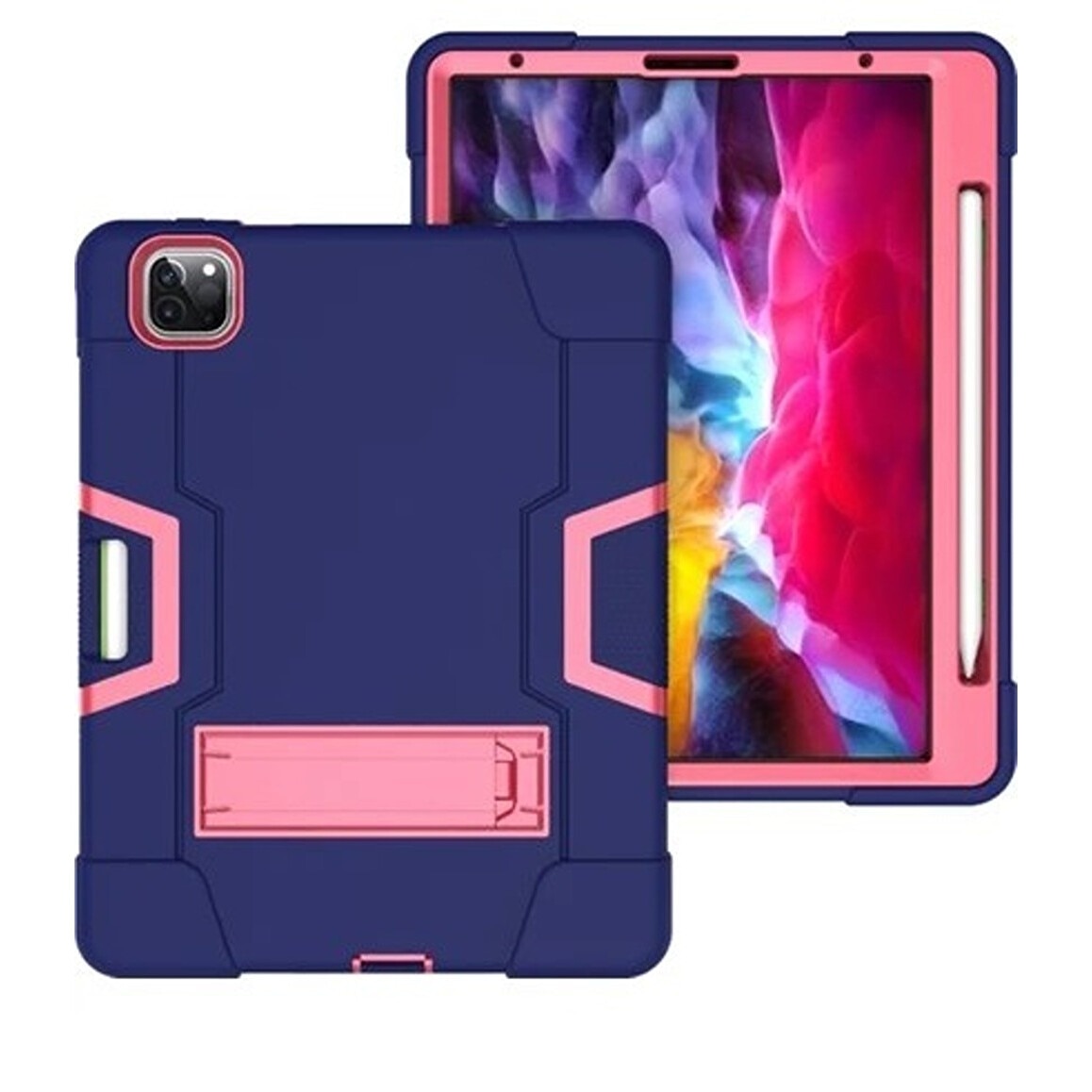 Husa pentru iPad Pro 5/4/3 12,9” cu suport, roz