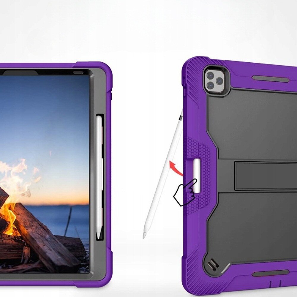 Husa pentru iPad Pro 12.9" cu suport, Violet