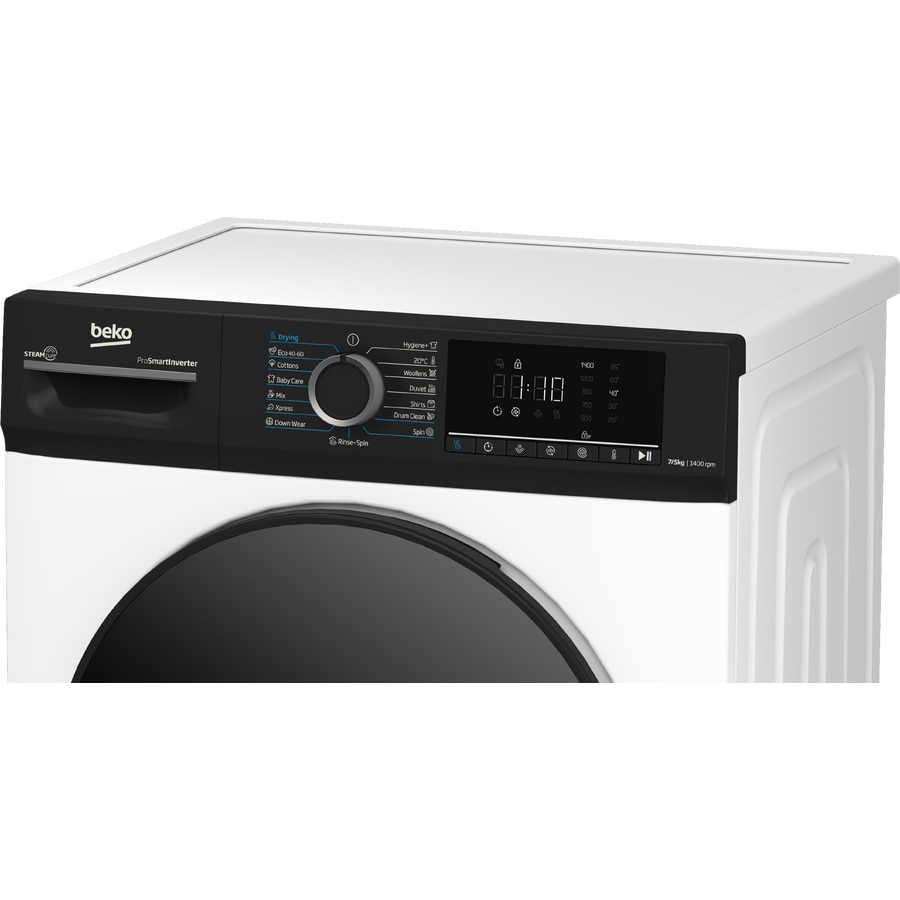 Masina de spălat cu uscător Beko, frontala, 7 kg spălare, 5 kg uscare, alb