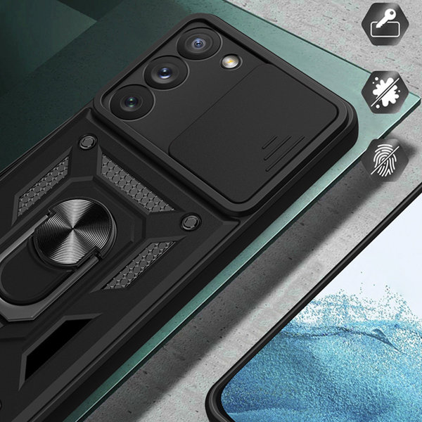 Husa pentru Samsung Galaxy S23 Ultra camshield armor neagra