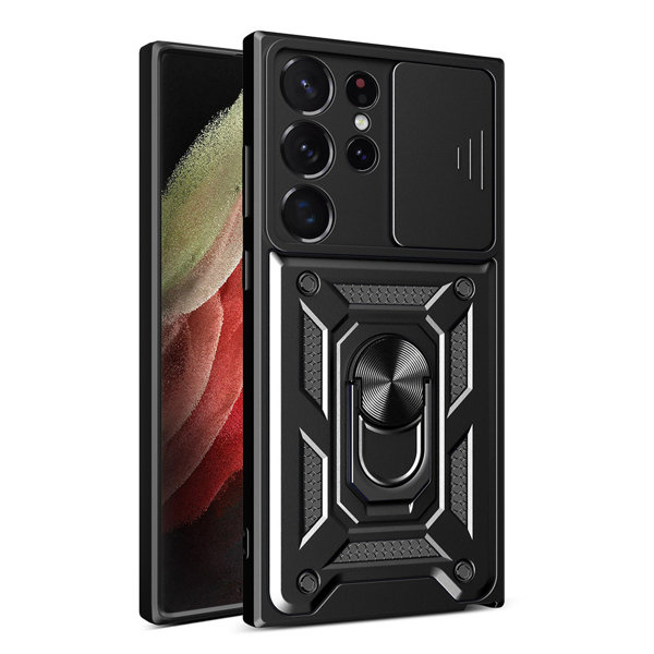 Husa pentru Samsung Galaxy S23 Ultra camshield armor neagra