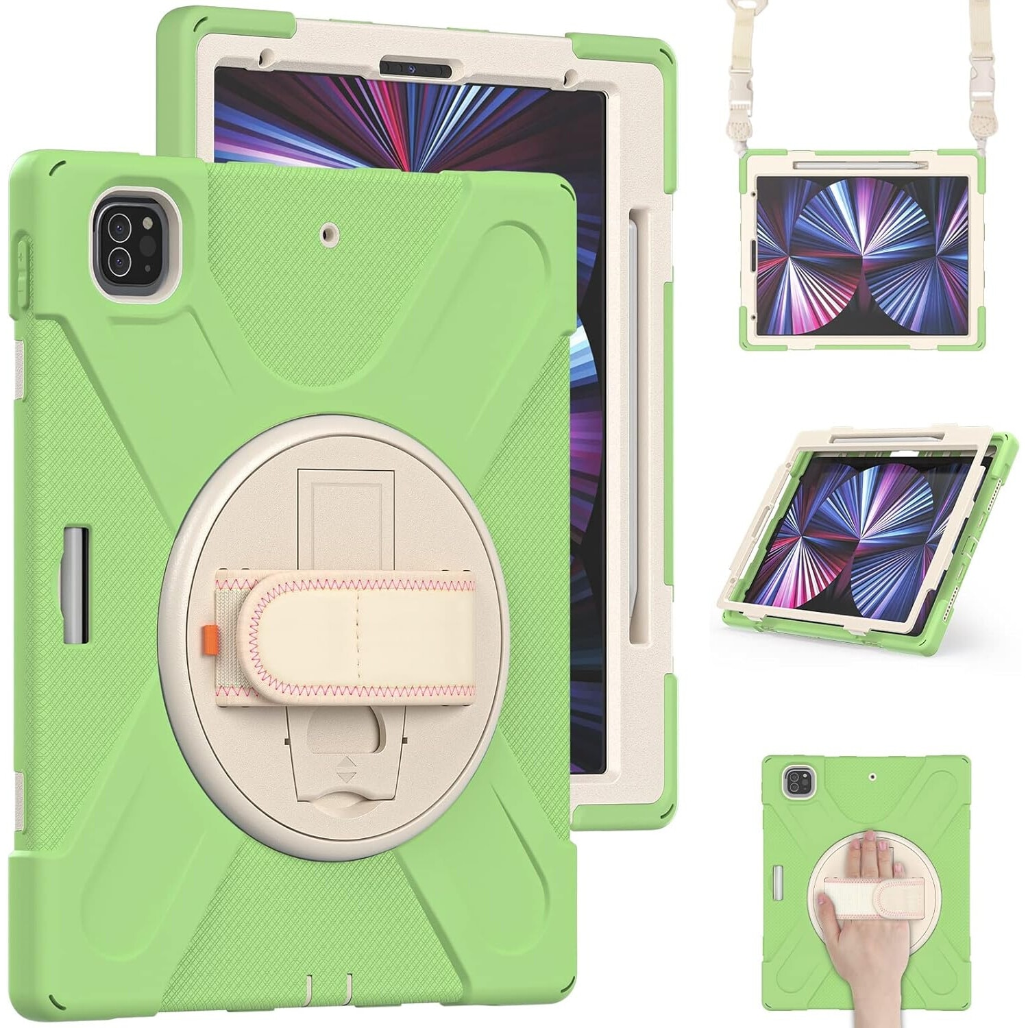 Husa tableta, TPU, pentru iPad Mini 6 8,3" verde