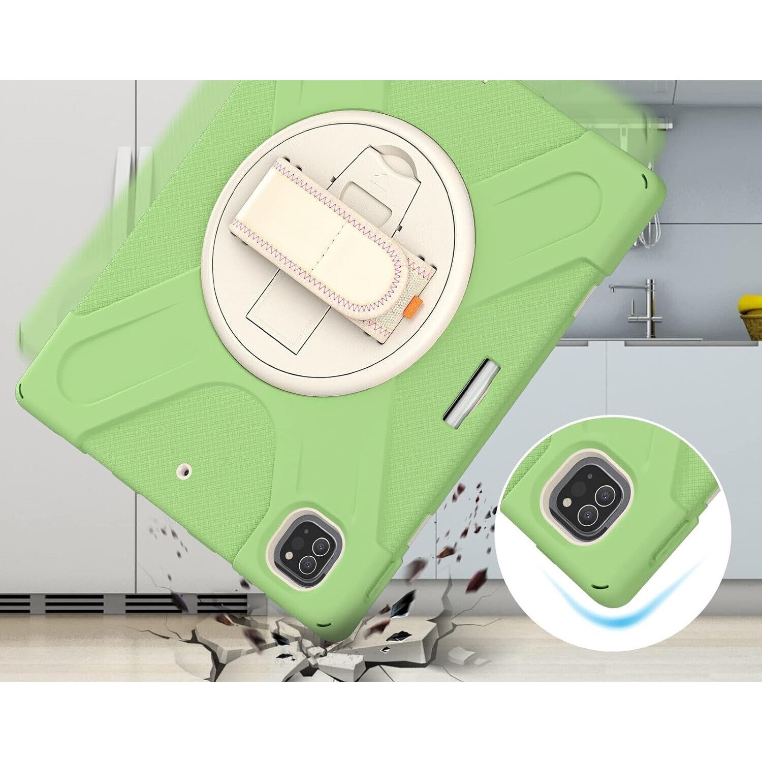 Husa tableta, TPU, pentru iPad Mini 6 8,3" verde