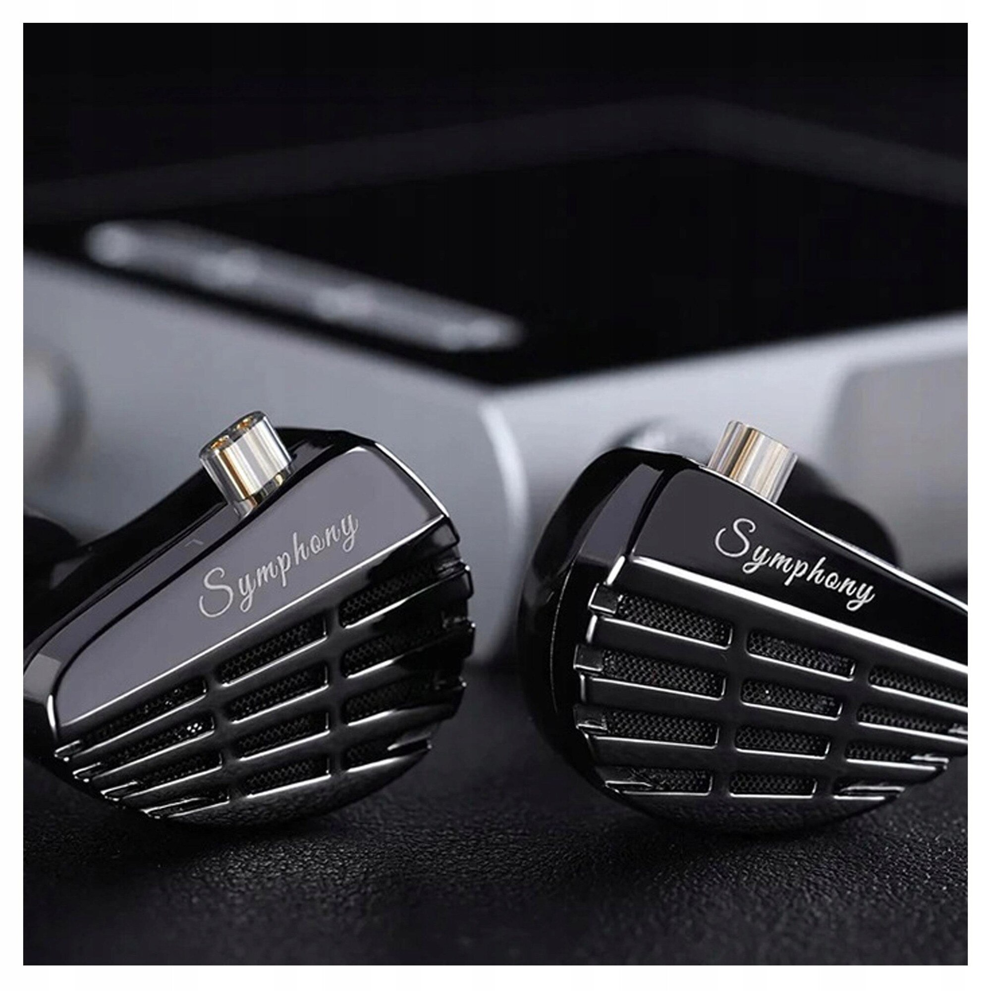 Casti cu fir KZ Symphony, hibrid, 3D, ergonomice, multicolor