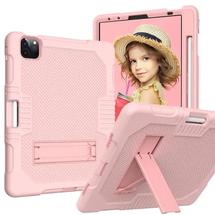 Husa tableta, TPU, pentru iPad Pro 5/4/3 12,9" roz