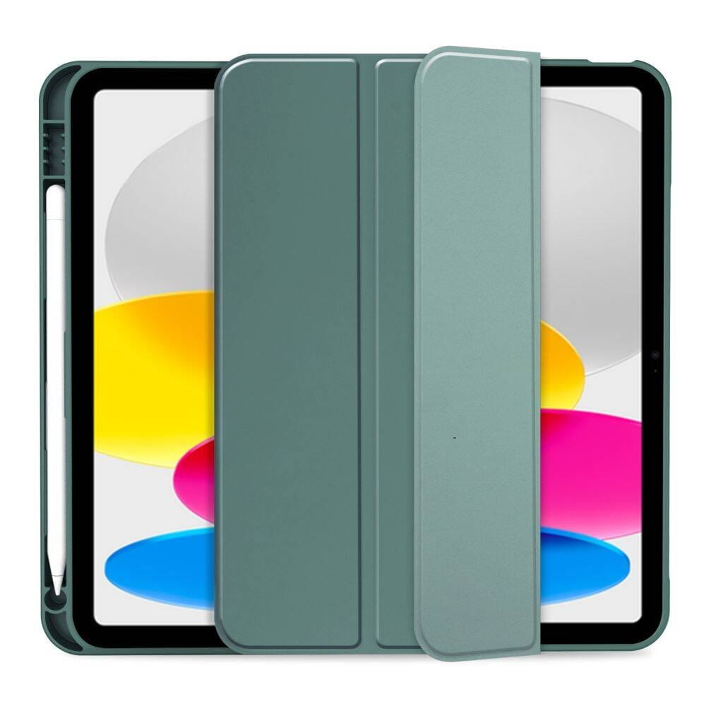 Husa pentru iPad Air4 10.9" (2020) magnetic, cu suport pentru Apple Pen, verde
