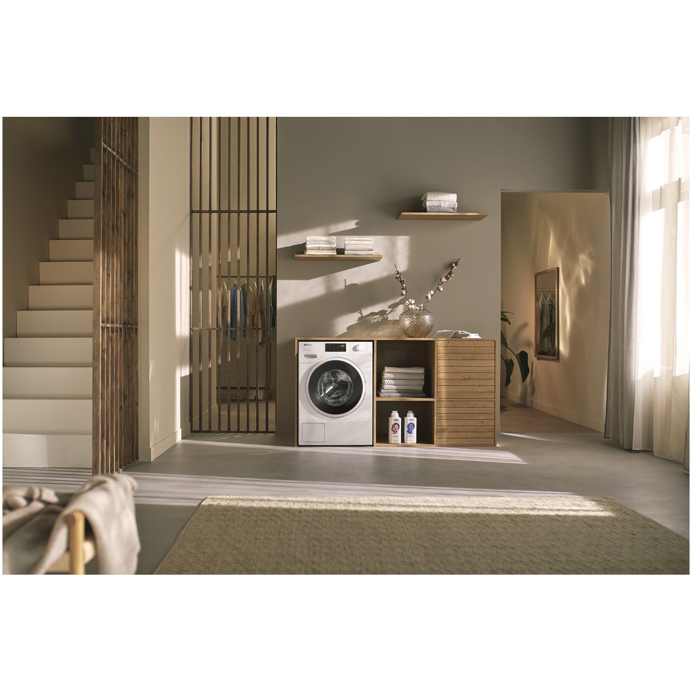 Masina de spalat rufe Miele WWD320 WPS, 8 kg, 1400 rpm, Clasa A, Motor ProfiEco, CapDosing, PowerWash, Alb