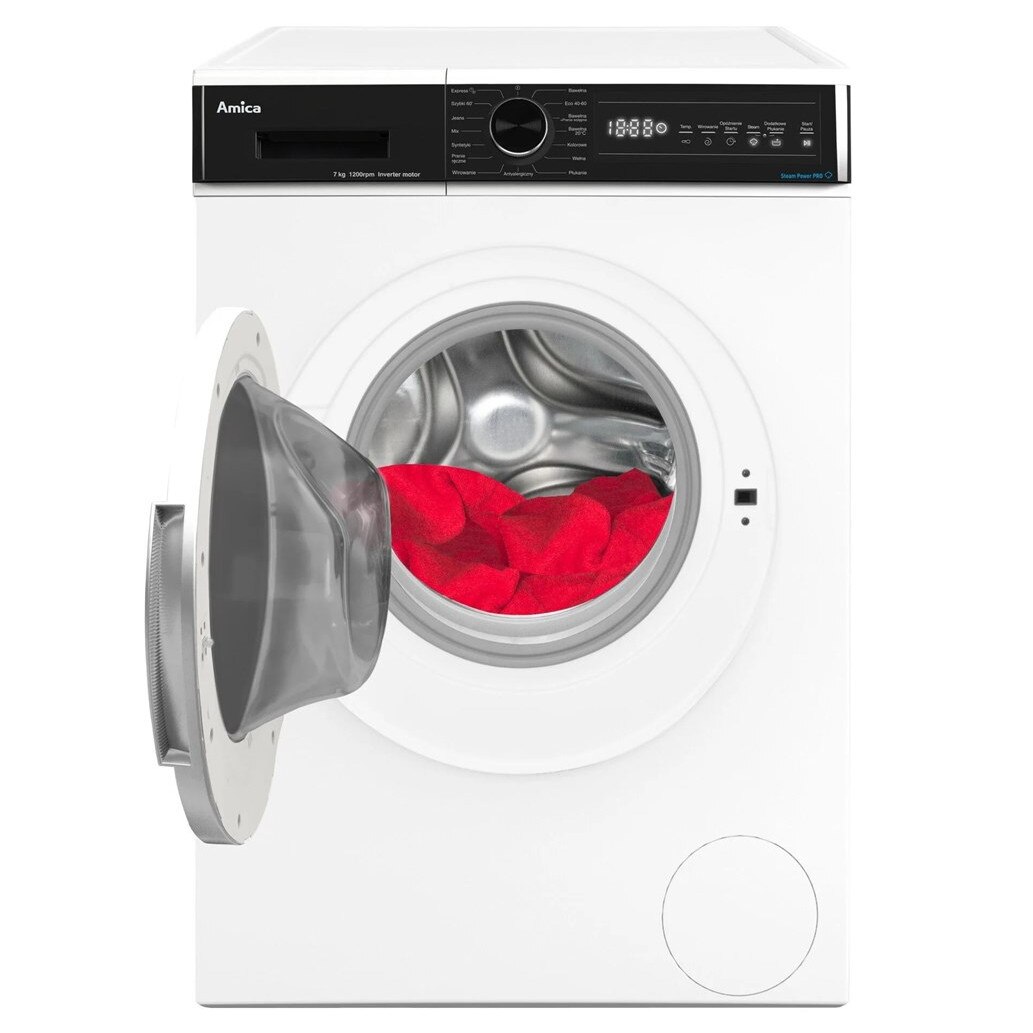 Masina de spalat AMICA WA3S712BLiSHB, 1200 RPM, 7 kg, Alb