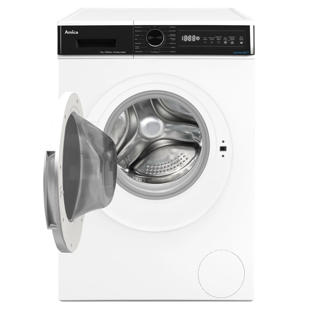 Masina de spalat AMICA WA3S712BLiSHB, 1200 RPM, 7 kg, Alb
