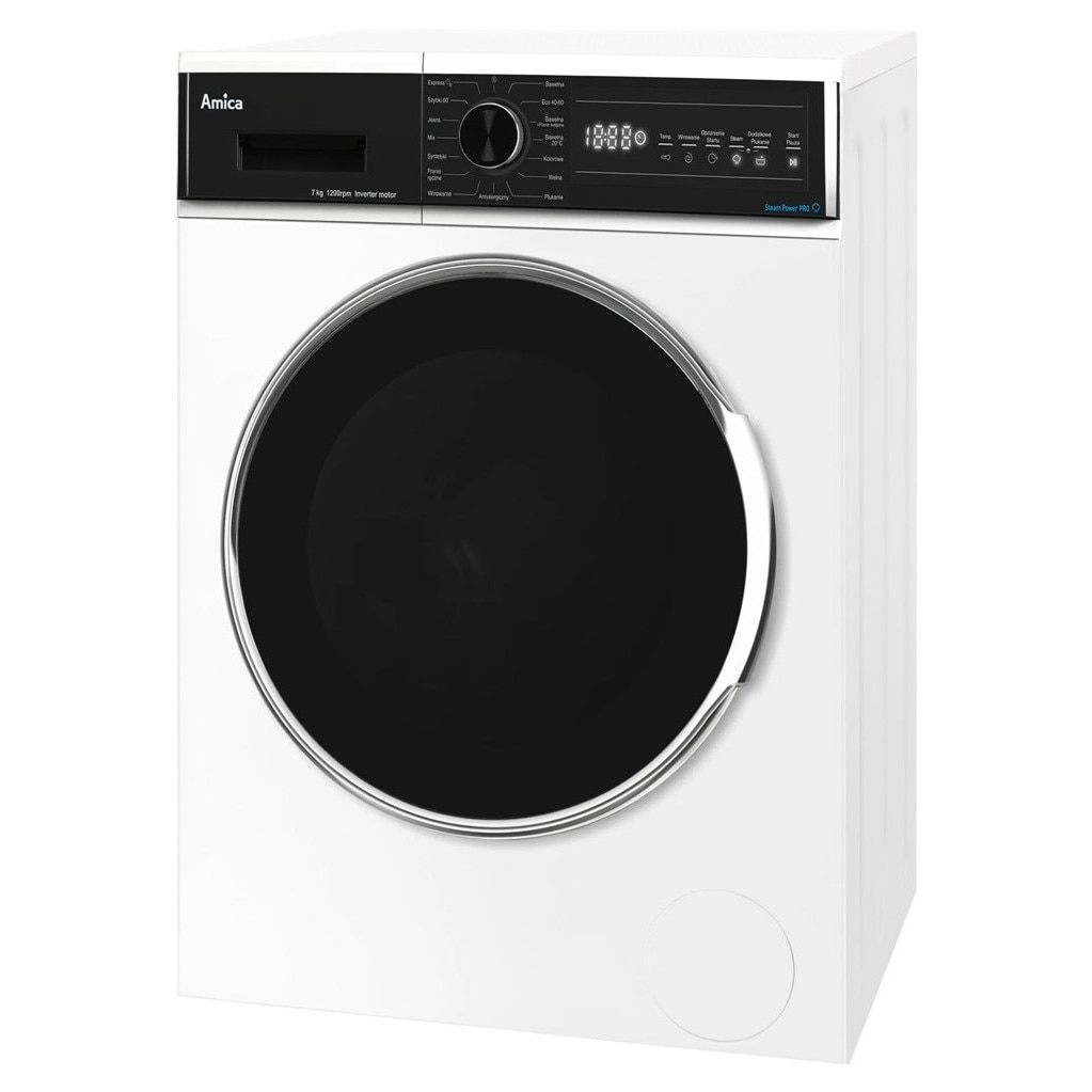 Masina de spalat AMICA WA3S712BLiSHB, 1200 RPM, 7 kg, Alb