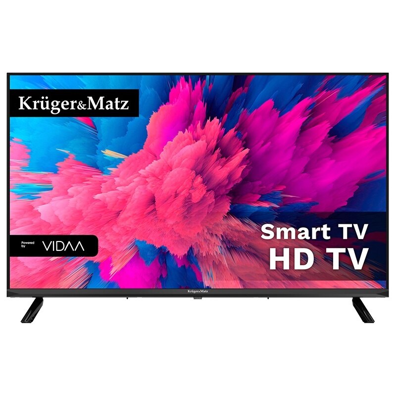 Televizor Kruger&Matz, 32", 81 cm, HD, Smart TV, D-LED, 715x470x190mm