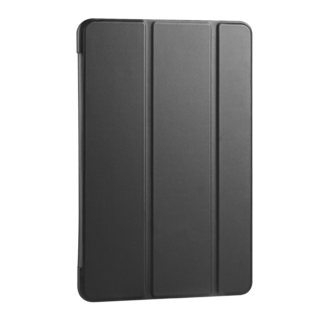 Husa tableta pentru Huawei MatePad Pro 10.8 inch, piele PU + TPU cu model hexagonal, capacitate de pliere in 3 sectiuni, suport integrat, negru