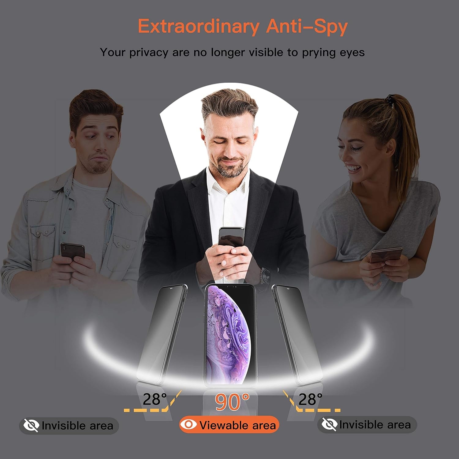 Set 2 Folie Sticla Privacy CRE8VE3 compatibila cu iPhone 17proMax, MaxDefense+ Privacy, Full Cover 3D, Full Glue, Sticla Securizata, Duritate Militara, Ultra HD, Protectie Profesionala Ecran 3D, Aluminiu inalt, Anti Zgarieturi, Anti Socuri