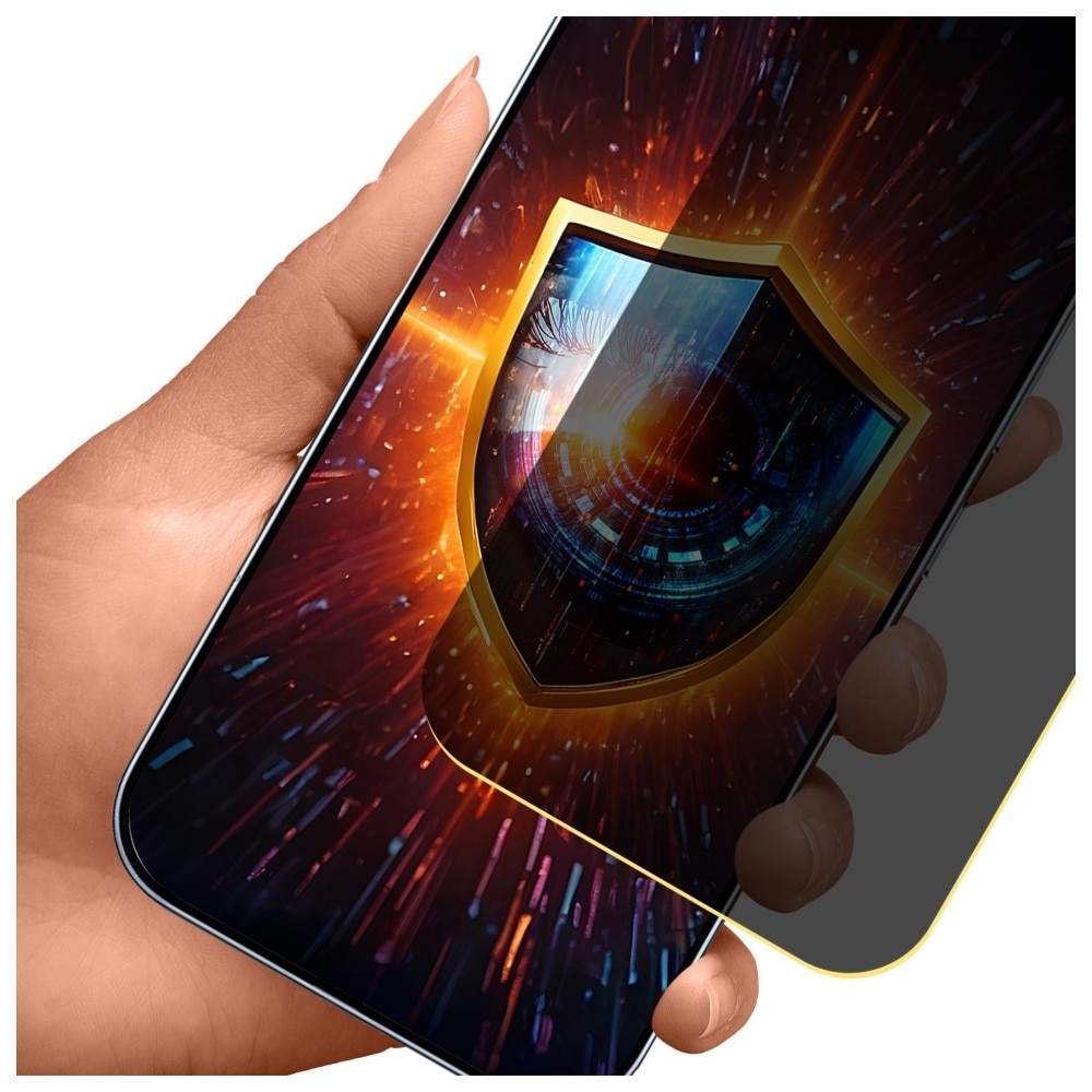 Folie protectie 3mk Silky Matt Privacy compatibila cu Xiaomi 17, Negru