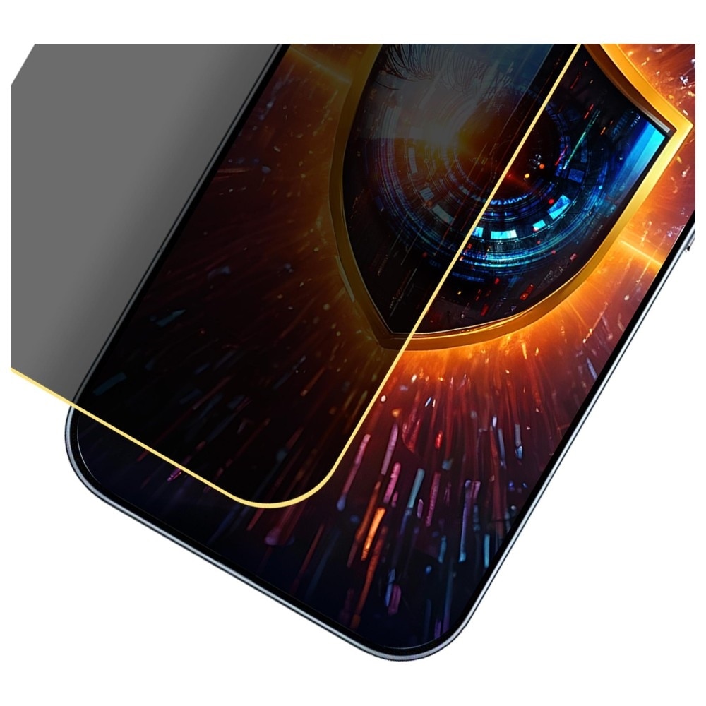 Folie protectie 3mk Silky Matt Privacy compatibila cu Xiaomi 17, Negru