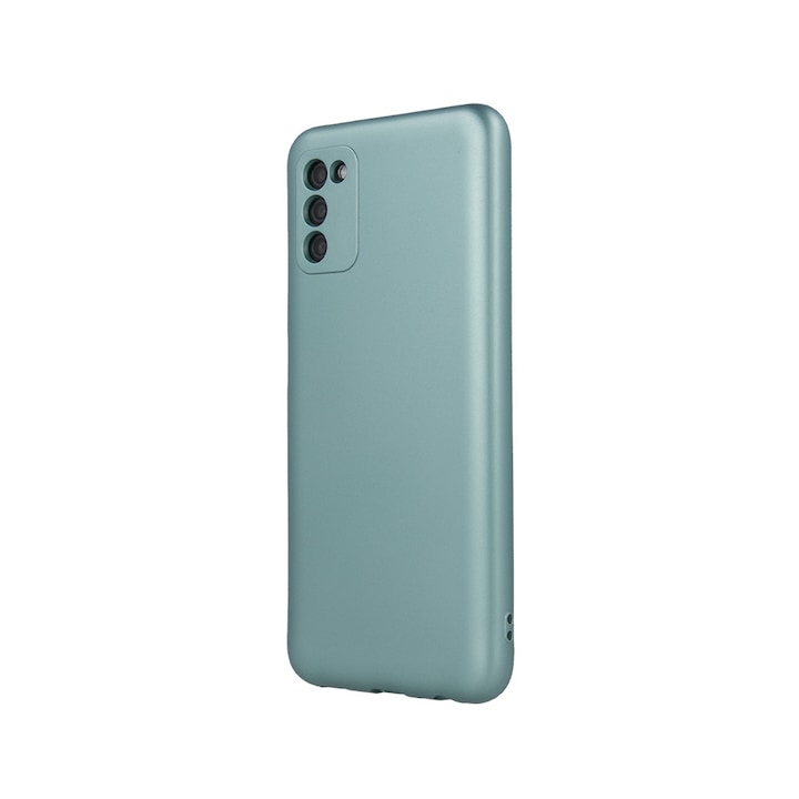 Husa telefon pentru Samsung Galaxy A35 5G, metalica, verde, din TPU, protectie solida