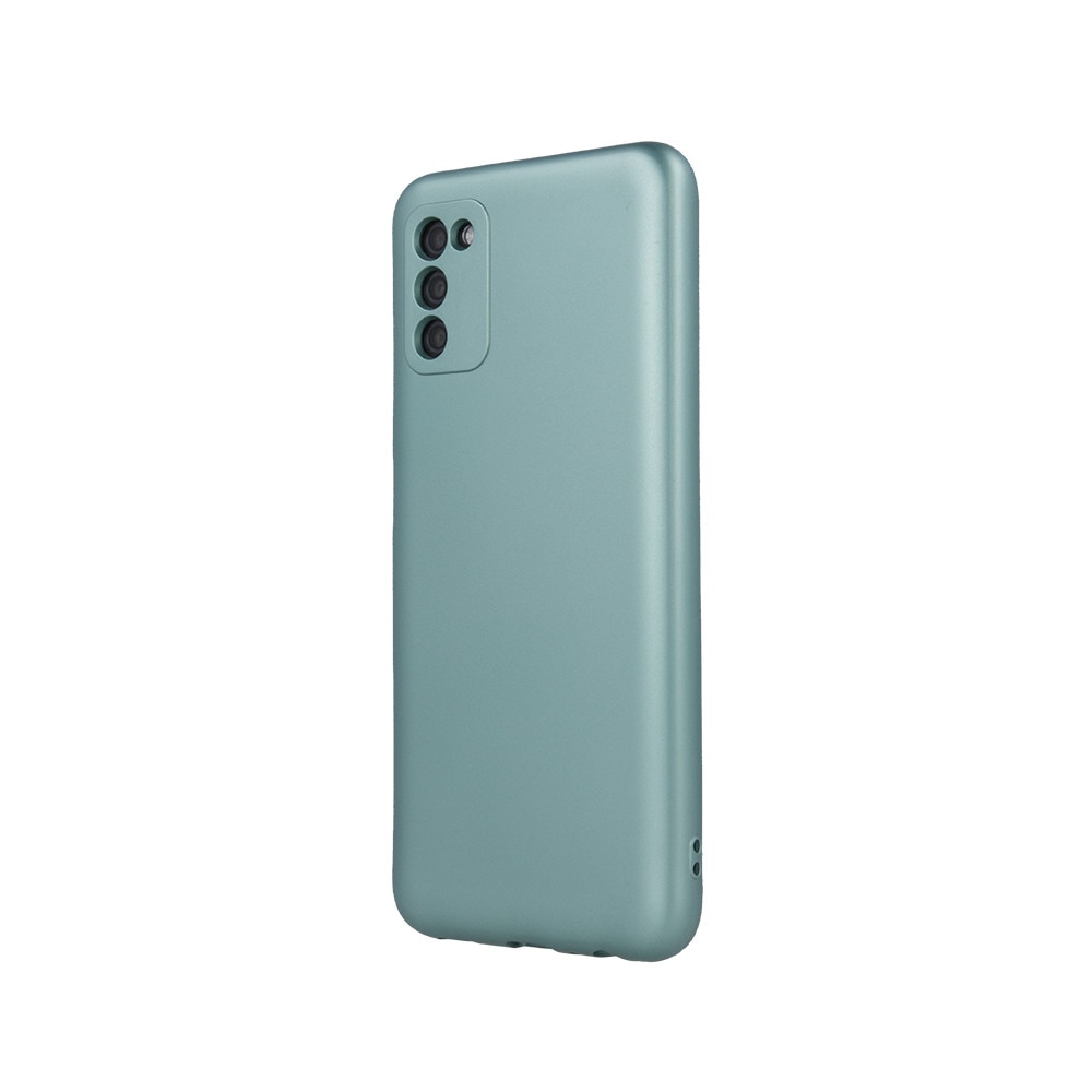 Husa telefon pentru Samsung Galaxy A35 5G, metalica, verde, din TPU, protectie solida