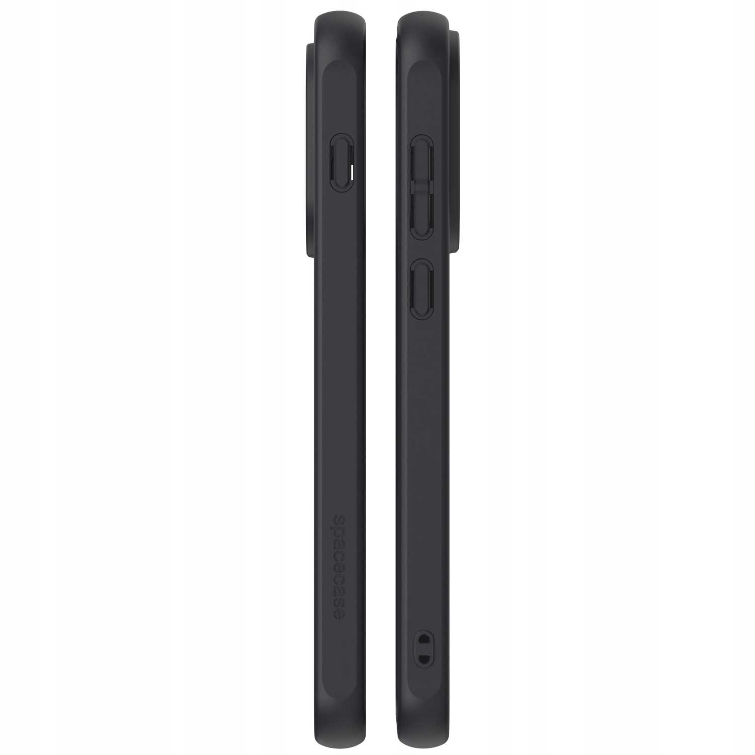 Husa Spacecase Hybrid Mag pentru OnePlus 15R, mata, compatibila cu MagSafe, neagra