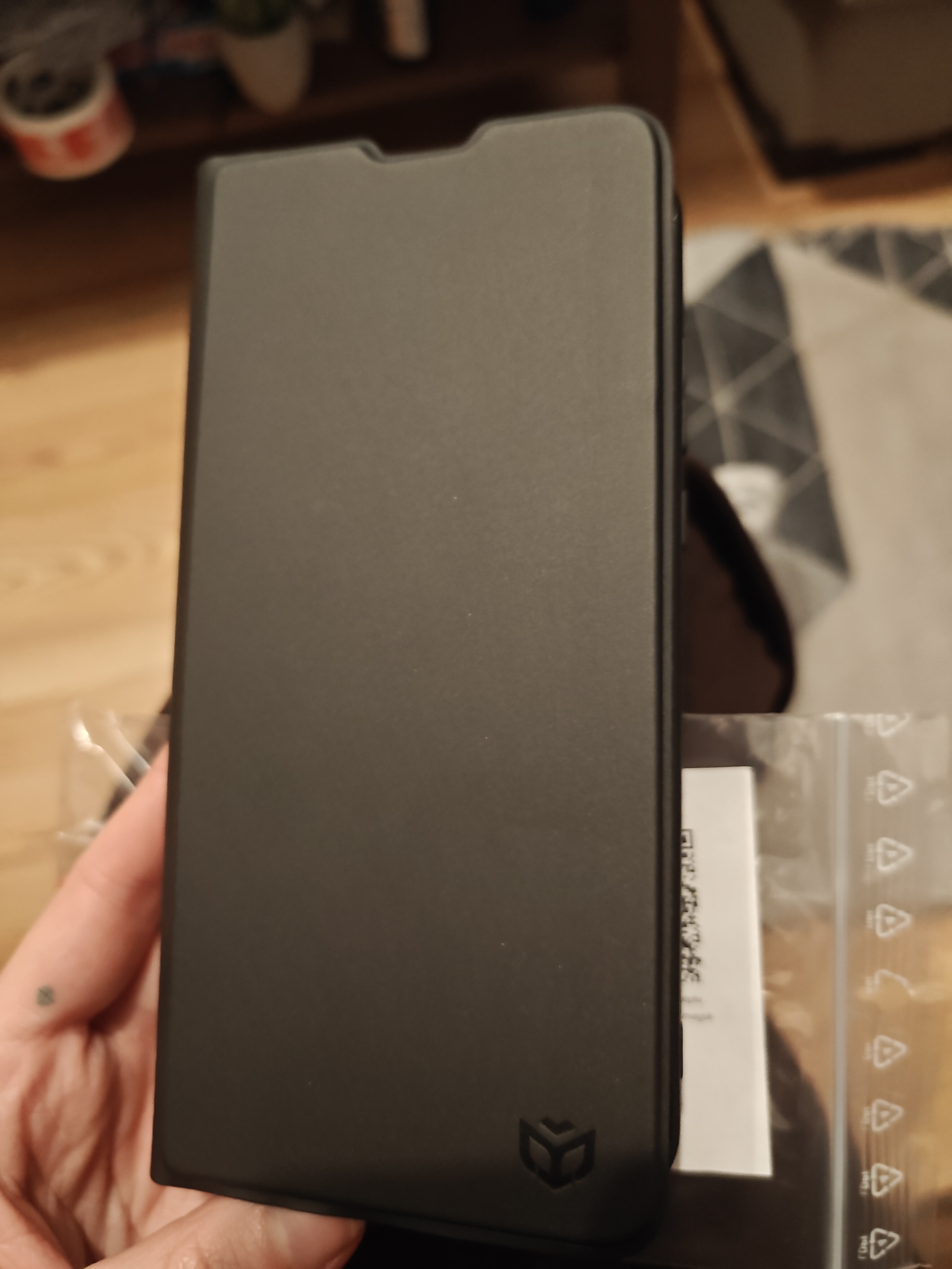 Husa pentru OnePlus Nord 5, SKYDDAR INNOVATION, din Silicon Catifelat, SoftElegance, set cu sticker, Bleumarin