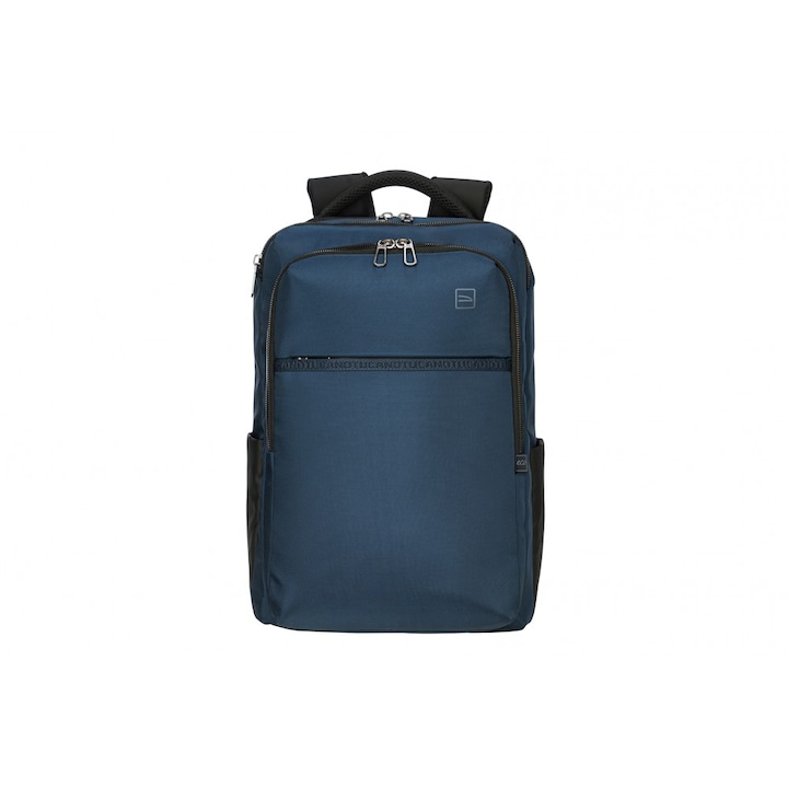 Rucsac laptop Tucano Marte Gravity AGS, 15.6", Albastru, Husa de ploaie, Buzunar de siguranta