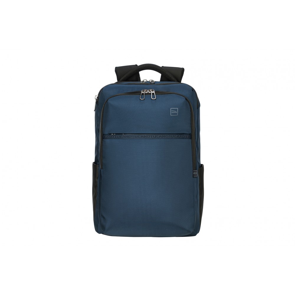 Rucsac laptop Tucano Marte Gravity AGS, 15.6", Albastru, Husa de ploaie, Buzunar de siguranta