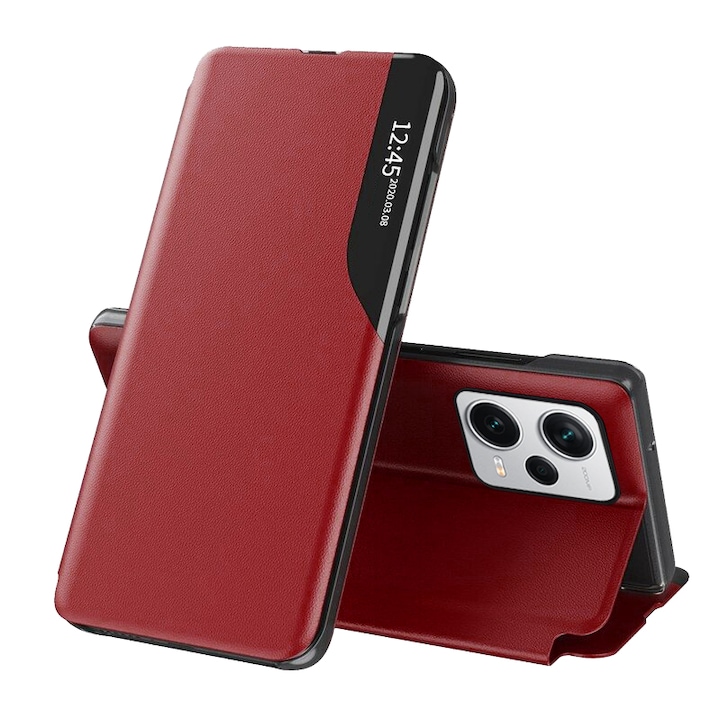 Husa pentru Xiaomi Redmi Note 12 Pro 5G / Poco X5 Pro, Techsuit eFold Series, Red