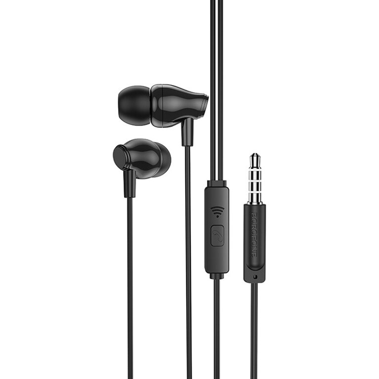 Casti Borofone BM61 Wanderer cu microfon negru