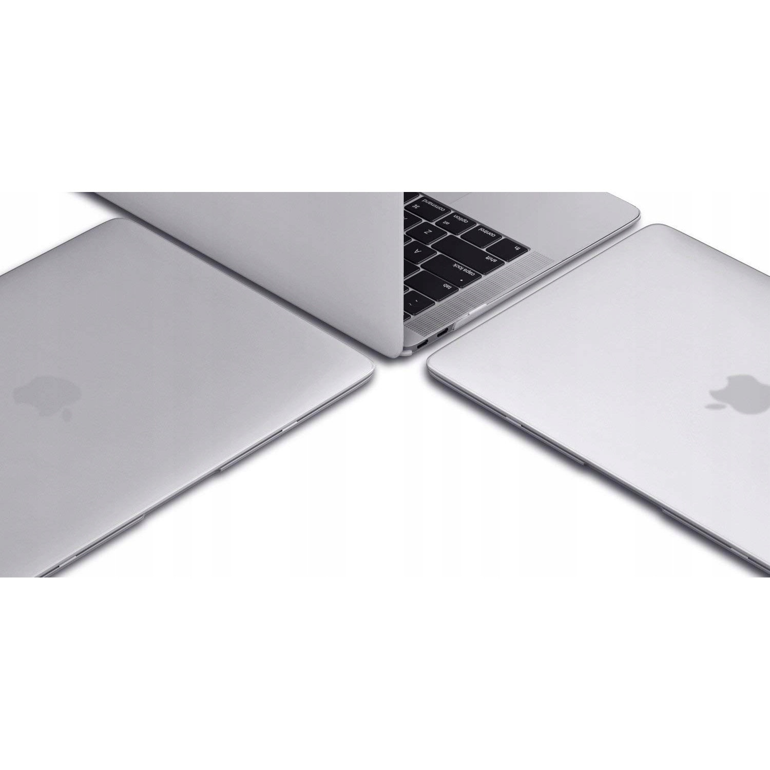 Etui laptop Tech-Protect SmartShell set pentru MacBook Air 13 2022, mat, transparent