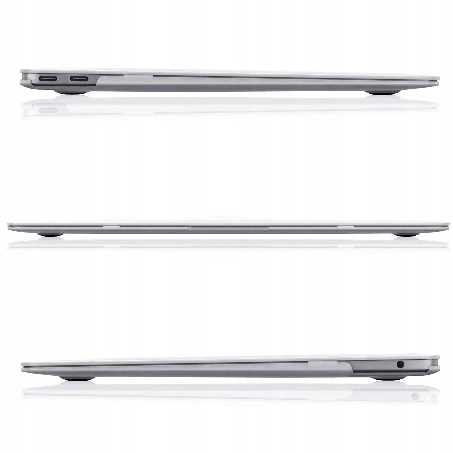 Etui laptop Tech-Protect SmartShell set pentru MacBook Air 13 2022, mat, transparent