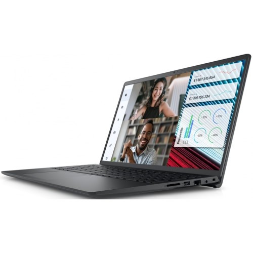 Laptop DELL 15.6'' Vostro 3520, FHD 120 Hz, Procesor Intel® Core™ i7-1255U, 12M Cache, up to 4.70 GHz, 16 GB DDR4, 512 GB SSD, Intel Integrated Graphics, Windows 11 Pro, Carbon Black, 3Yr ProSupport
